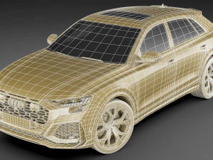 audi rs q8 2020 3D Model
