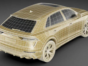 audi rs q8 2020 3D Model