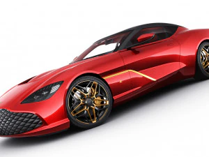 aston martin dbs gt zagato 2020 3D Model