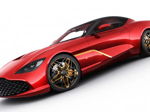 aston martin dbs gt zagato 2020 3D Model