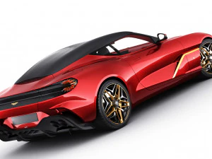 aston martin dbs gt zagato 2020 3D Model
