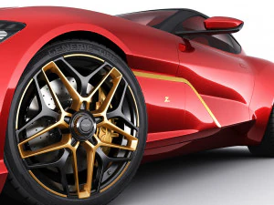 aston martin dbs gt zagato 2020 3D Model