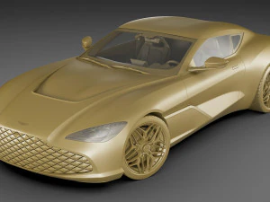 aston martin dbs gt zagato 2020 3D Model