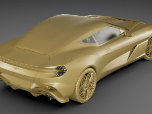 aston martin dbs gt zagato 2020 3D-Modell