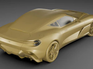 aston martin dbs gt zagato 2020 3D Model