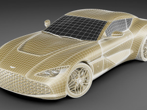 aston martin dbs gt zagato 2020 3D-Modell