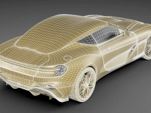 aston martin dbs gt zagato 2020 3D Model