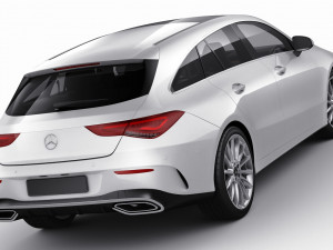 mercedes cla shooting break 2020 3D Model