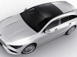 mercedes cla shooting break 2020 3D Model