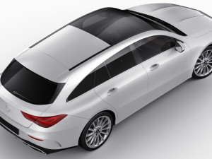 mercedes cla shooting break 2020 3D Model