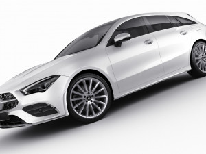 mercedes cla shooting break 2020 3D Model