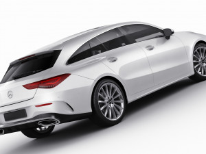 mercedes cla shooting break 2020 3D Model