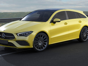 mercedes cla shooting break 2020 3D Model
