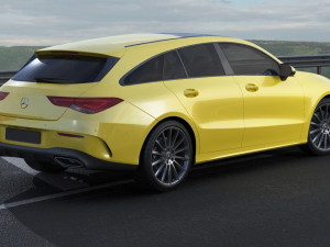 mercedes cla shooting break 2020 3D Model