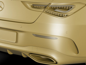 mercedes cla shooting break 2020 3D Model