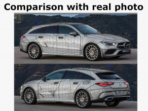 mercedes cla shooting break 2020 3D Model