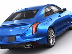 cadillac ct4-v 2020 3D Model