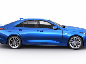 cadillac ct4-v 2020 Modèle 3D