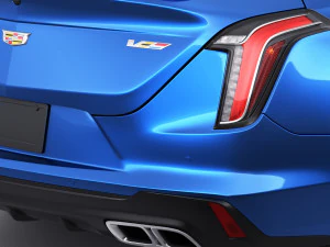 cadillac ct4-v 2020 3D Model