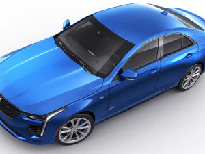 cadillac ct4-v 2020 3D Model