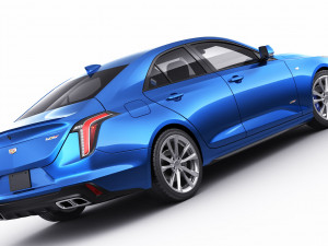 cadillac ct4-v 2020 Modèle 3D