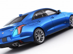 cadillac ct4-v 2020 3D Model