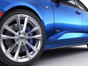 cadillac ct4-v 2020 Modèle 3D