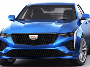 cadillac ct4-v 2020 3D Model