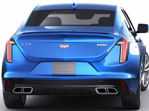 cadillac ct4-v 2020 Modèle 3D