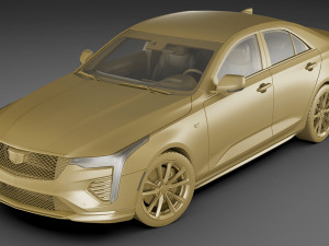 cadillac ct4-v 2020 Modèle 3D