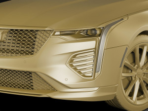 cadillac ct4-v 2020 Modèle 3D