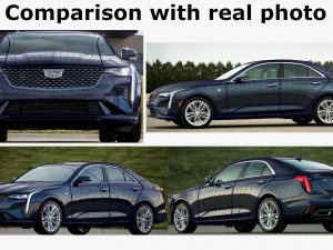 cadillac ct4-v 2020 Modèle 3D
