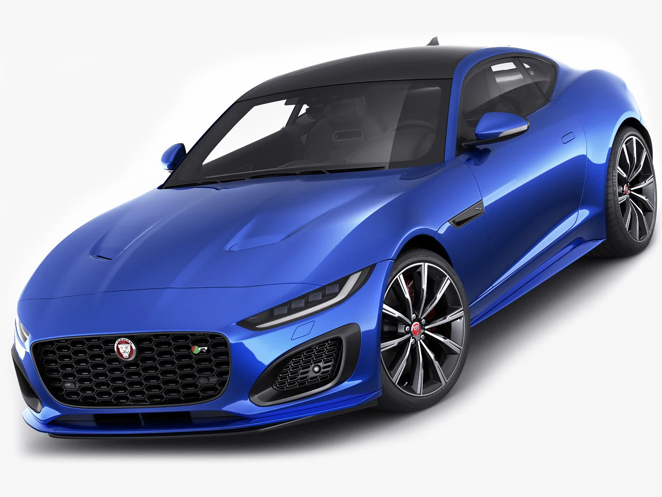 jaguar f-type 2020 3D Model .c4d .max .obj .3ds .fbx .stl .blend 