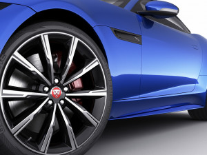jaguar f-type 2020 3D 모델