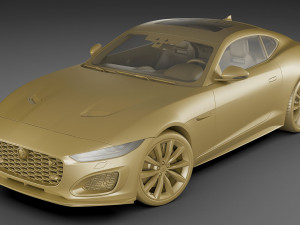 jaguar f-type 2020 3D 모델