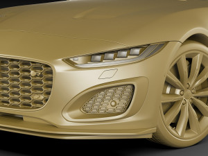 jaguar f-type 2020 3D 모델