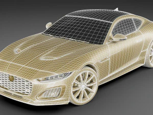 jaguar f-type 2020 3D Model