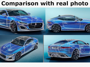jaguar f-type 2020 3D 모델