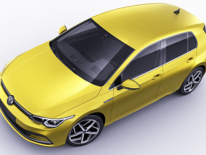 vw golf 2020 Model 3D