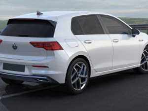 vw golf 2020 3D Model