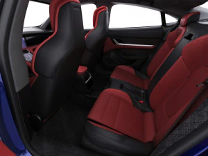 porsche taycan turbo s 2020 with interior 3D Model