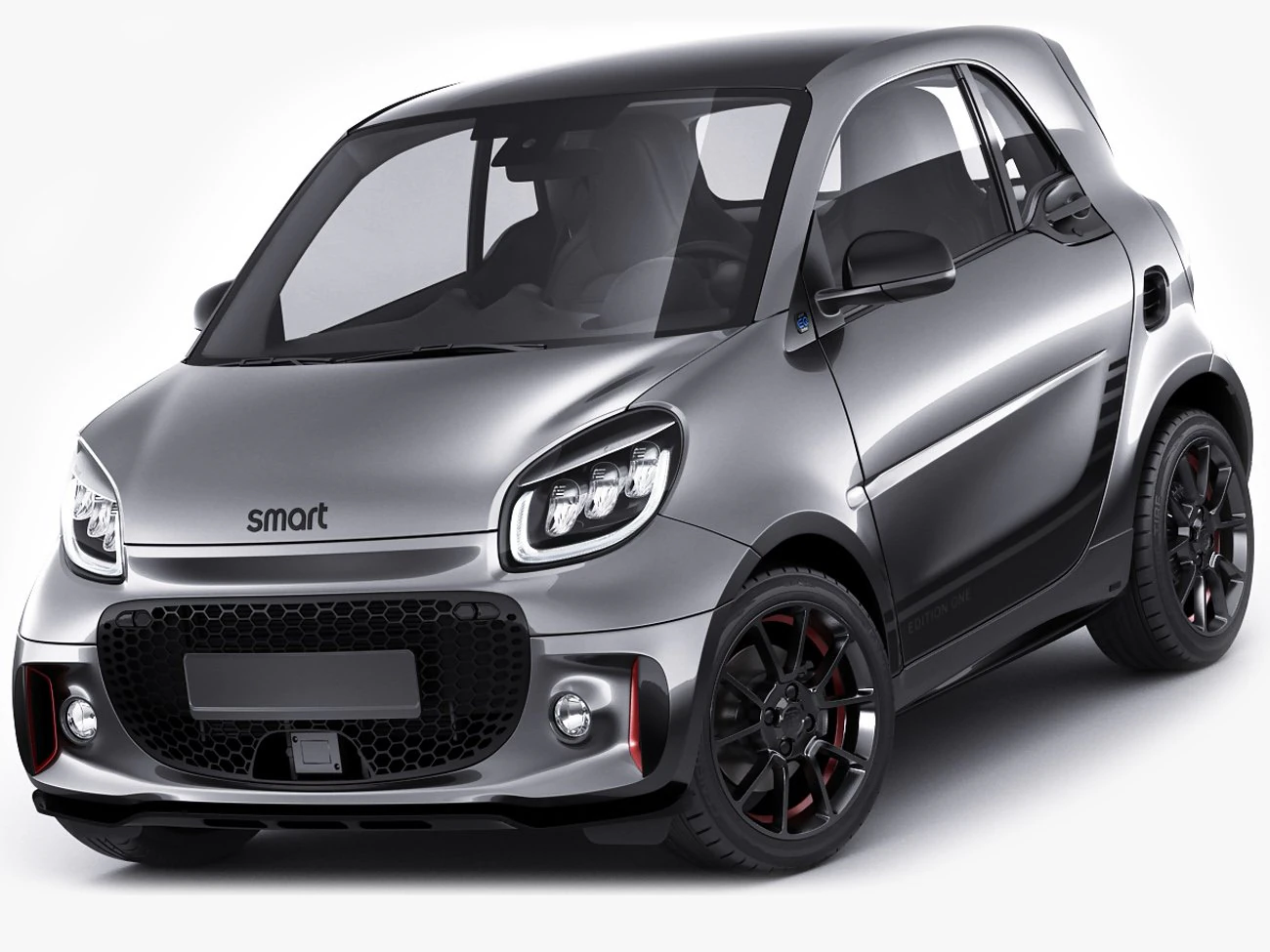 smart eq fortwo 2020 edition one 3D Model .c4d .max .obj .3ds .fbx .stl .blend 