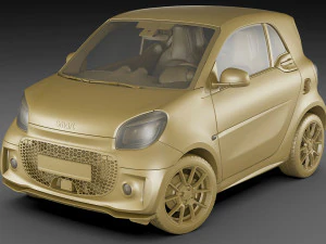 smart eq fortwo 2020 edition one 3D Model