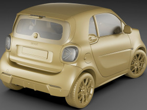 smart eq fortwo 2020 edition one 3D Модель