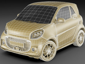 smart eq fortwo 2020 edition one 3D Модель