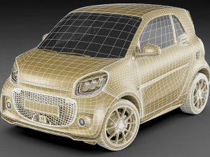 smart eq fortwo 2020 edition one 3D Model