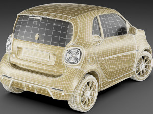 smart eq fortwo 2020 edition one 3D Модель