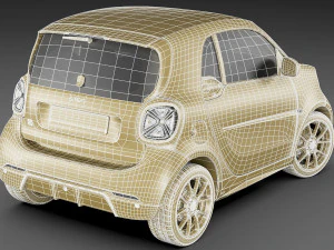 smart eq fortwo 2020 edition one 3D Model