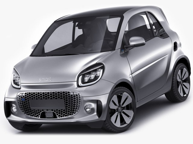 smart eq fortwo 2020 prime coupe 3D Модель .c4d .max .obj .3ds .fbx .stl .blend 
