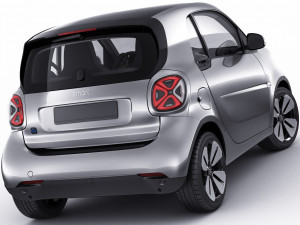 smart eq fortwo 2020 prime coupe 3D Модель